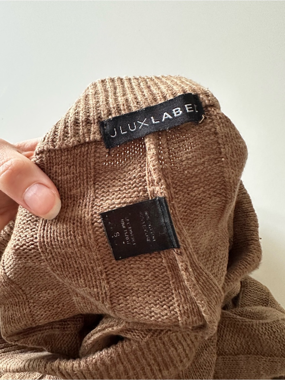 JLUXLABEL Ribbed Knit Tank & Pants Set - Brown - Picture 7 of 7